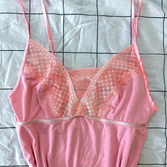 Victoria's Secret Pink Lace Trim Chemise - Picture 3 of 5